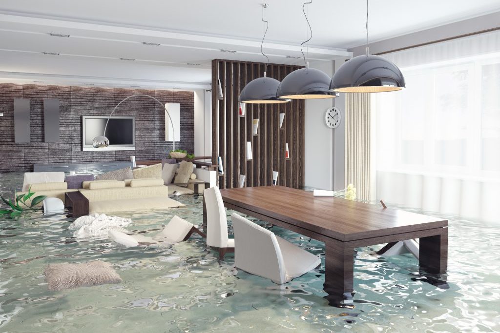 Inondation d'un appartement